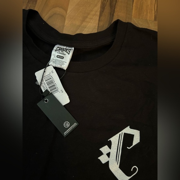 Crooks & Castles Black Short Sleeve Tee - Picture 2 of 5